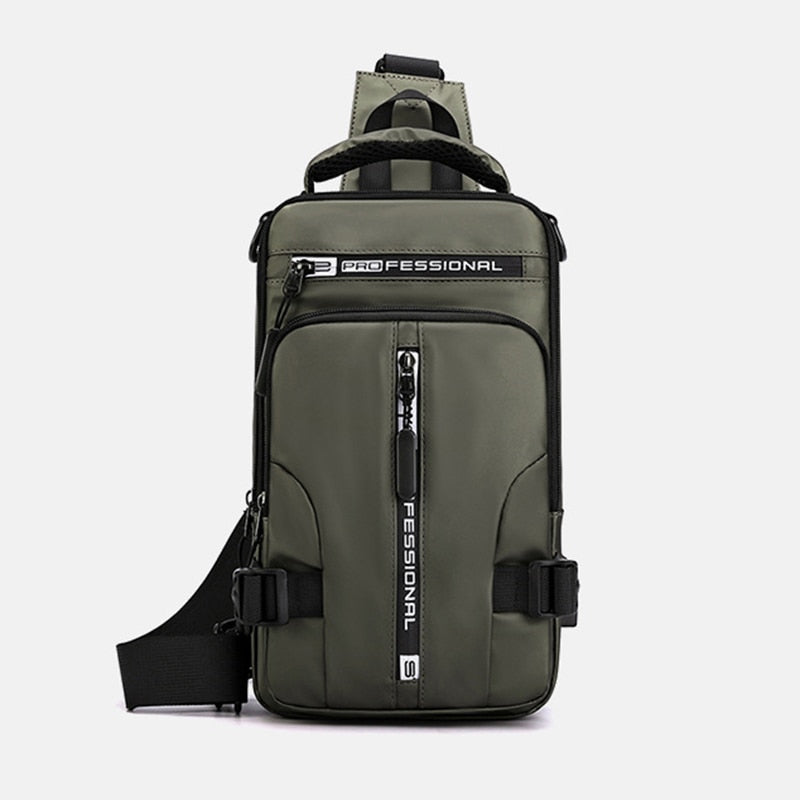 Waterproof Crossbody Purse with USB Charging & Multiple Pockets - Yeezlab