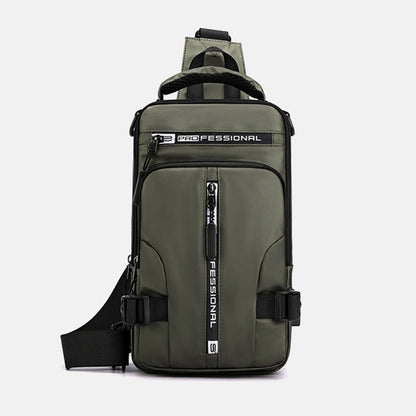 Waterproof Crossbody Purse with USB Charging & Multiple Pockets - Yeezlab