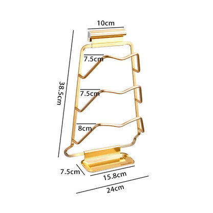 Heavy Duty Kitchen Pot Lid Storage Rack