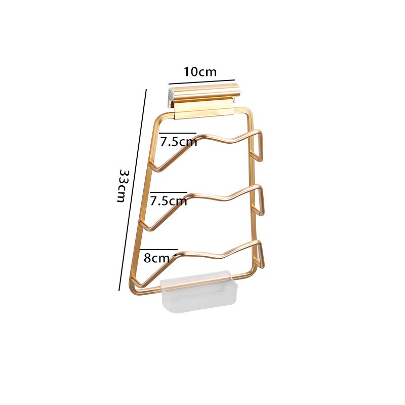 Heavy Duty Kitchen Pot Lid Storage Rack - Yeezlab