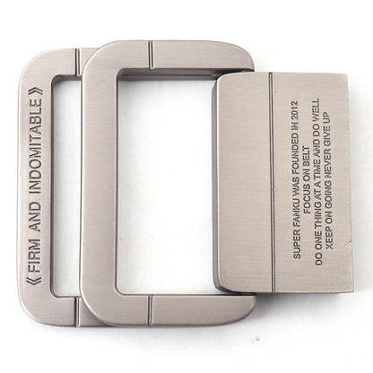 Casual Canvas Web Belt - Adjustable Metal Buckle