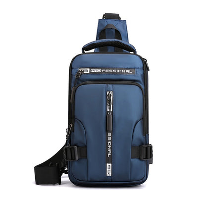 Waterproof Crossbody Purse with USB Charging & Multiple Pockets