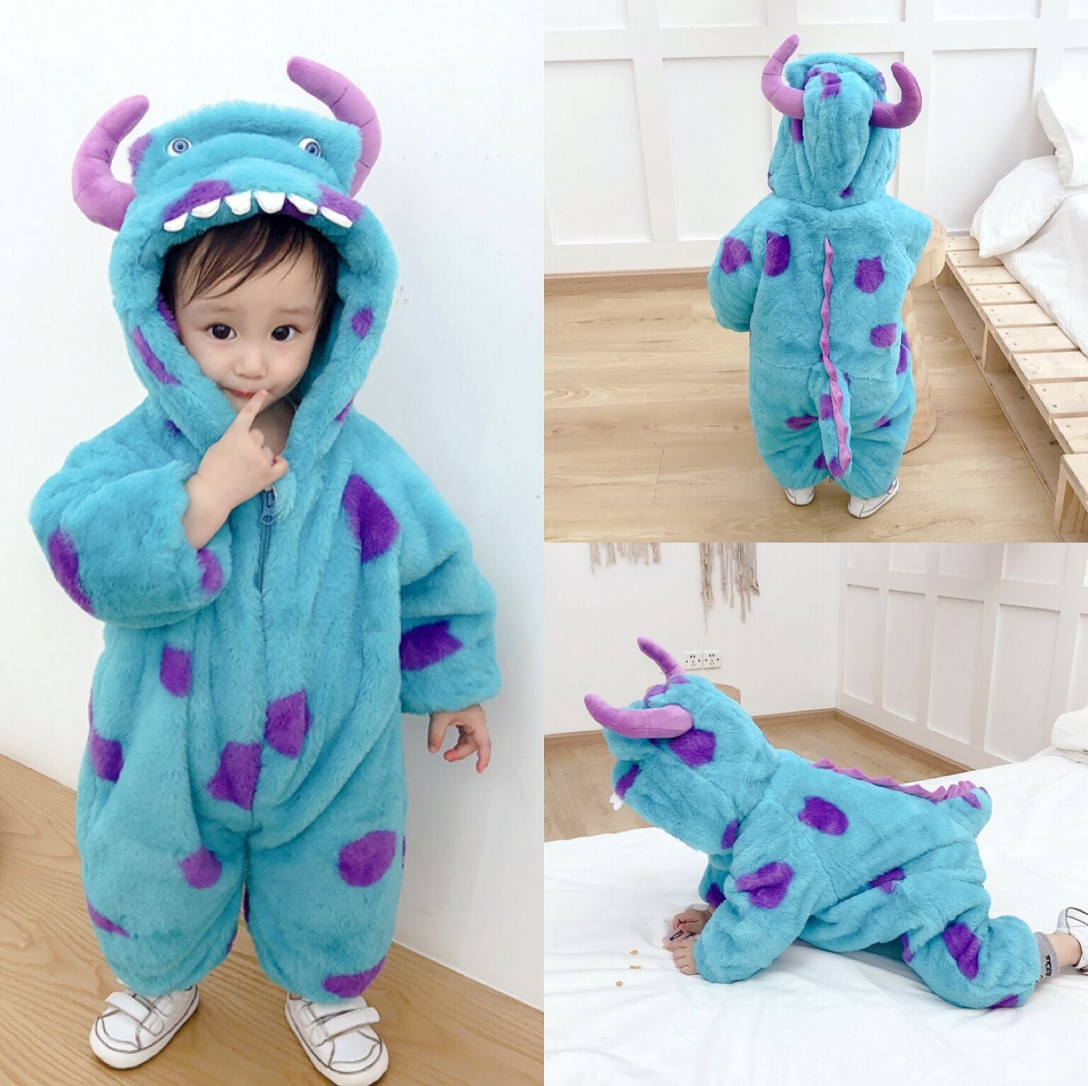 Adorable Plush Animal Onesie Costume for Baby - Yeezlab