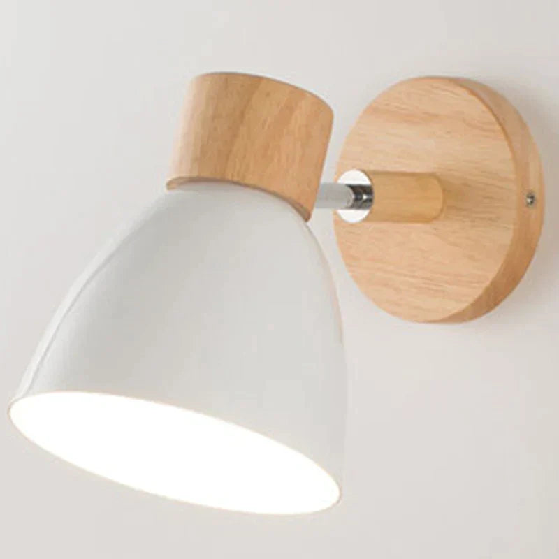 Rustic Wooden Wall Light