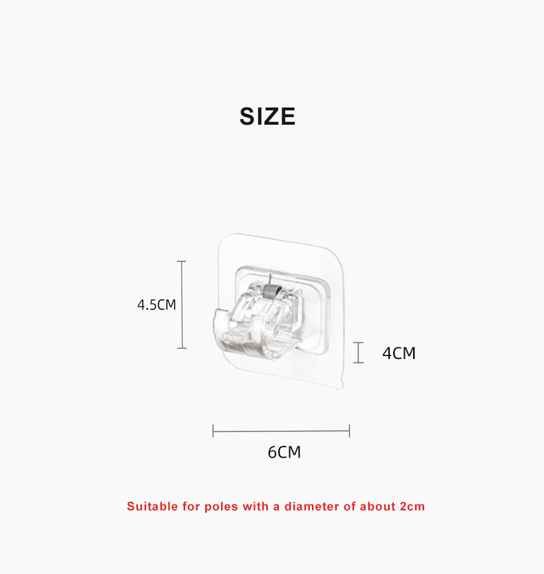 Easy Install Curtain Rod Bracket