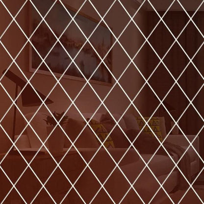 Stylish 3D Wall Mirror Triangle