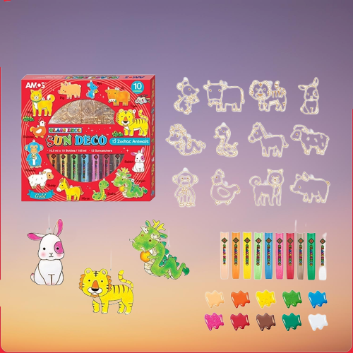 Easy Christmas Glass Art Painting Kit