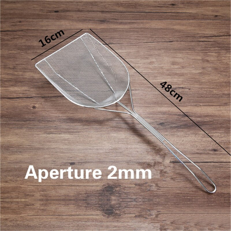 Premium Metal Frying Strainer Spoon