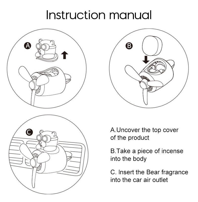 Fresh Car Vent Air Freshener Clip