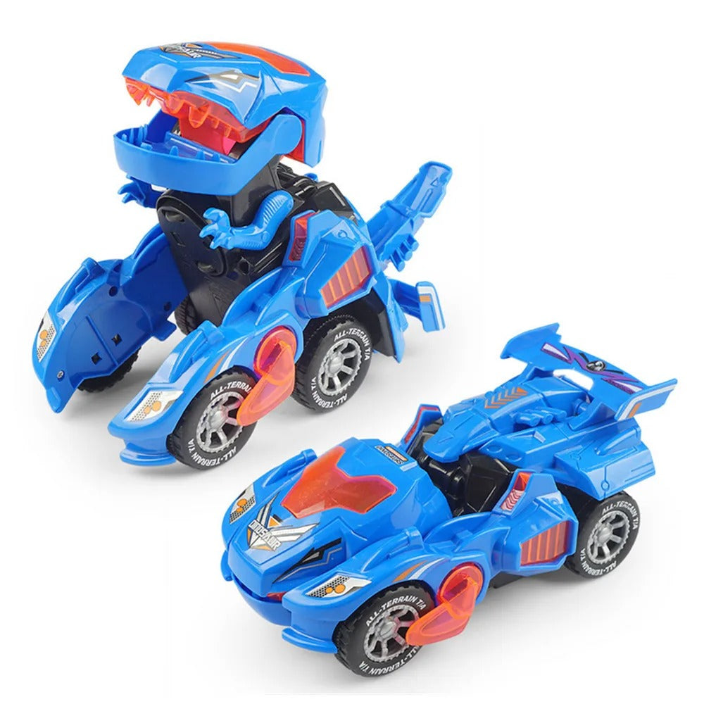 Cool LED Remote Control Dinosaur Toy Car