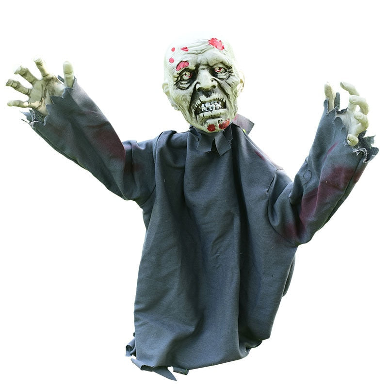 Spooky Animated Zombie Yard Halloween Decor