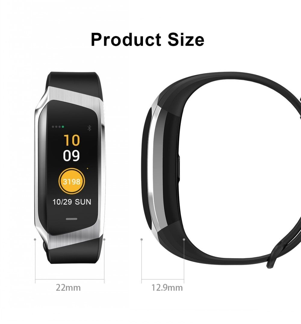 Waterproof Fitness Tracker Smartwatch Heart Rate Monitor