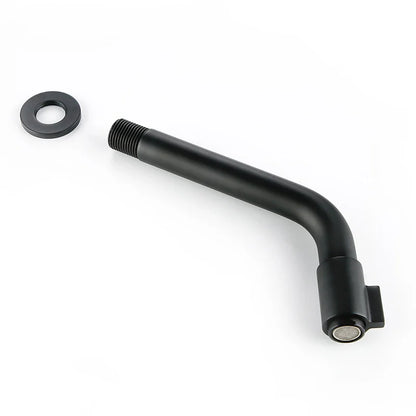 Sleek Black Mounted Faucet for Modern Kitchen Bathroom