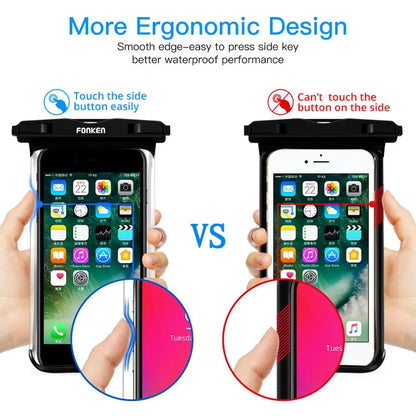 Waterproof Phone Pouch with Clear View Screen