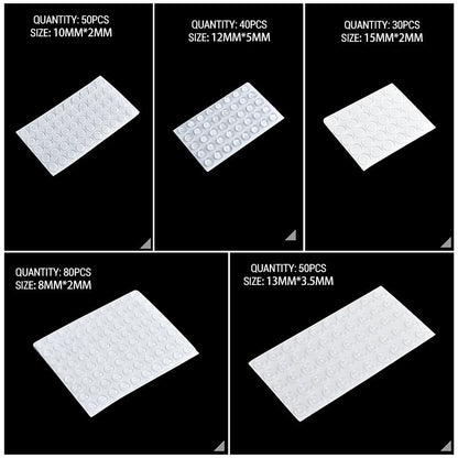 Soft Grip Silicone Cabinet Bumpers