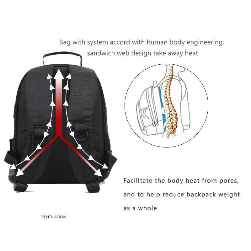 Waterproof DSLR Camera Backpack