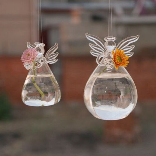 Clear Glass Decorative Flower Vase