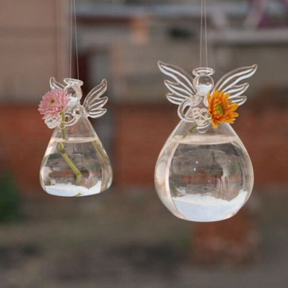 Clear Glass Decorative Flower Vase