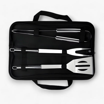 Premium BBQ Grill Utensil Set with Storage Case