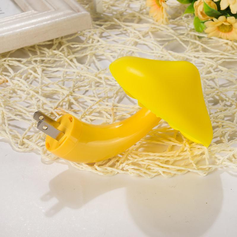 Compact Mushroom LED Plug Night Light