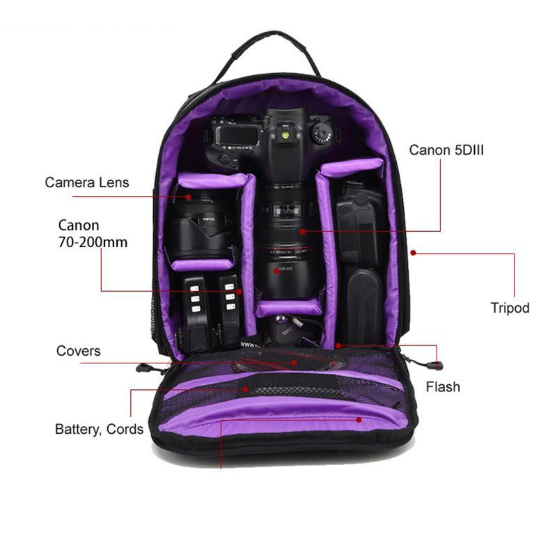 Waterproof DSLR Camera Backpack