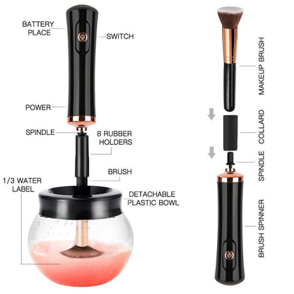 Easy Makeup Brush Cleaner And Sanitizer Tool