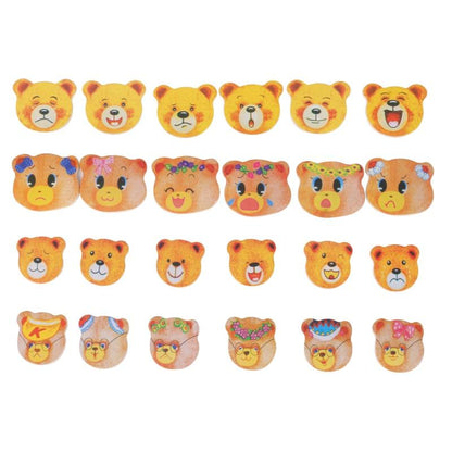 Fun Wooden Dress Up Bear Puzzle Toy