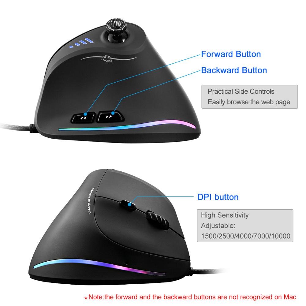 Customizable Comfortable LED Gaming Mouse