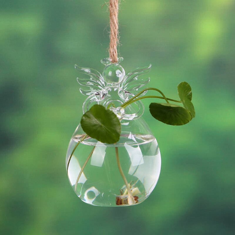 Clear Glass Decorative Flower Vase