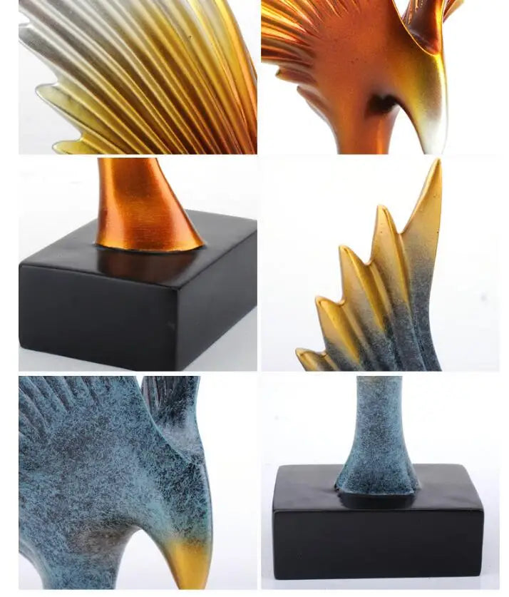 Premium Eagle Figurine - Modern Decor Statue