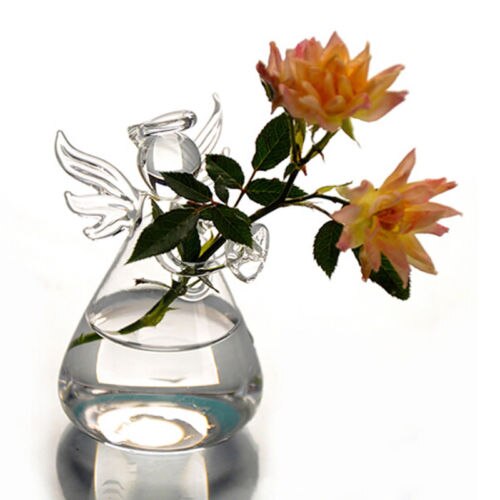 Clear Glass Decorative Flower Vase