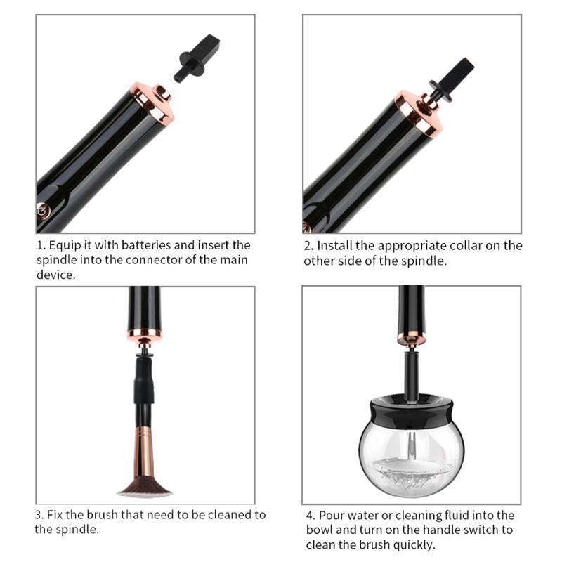 Easy Makeup Brush Cleaner And Sanitizer Tool