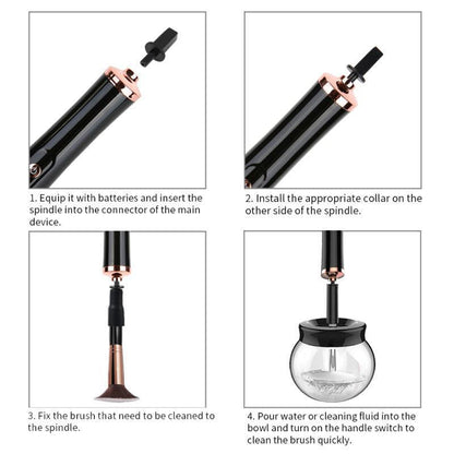 Easy Makeup Brush Cleaner And Sanitizer Tool