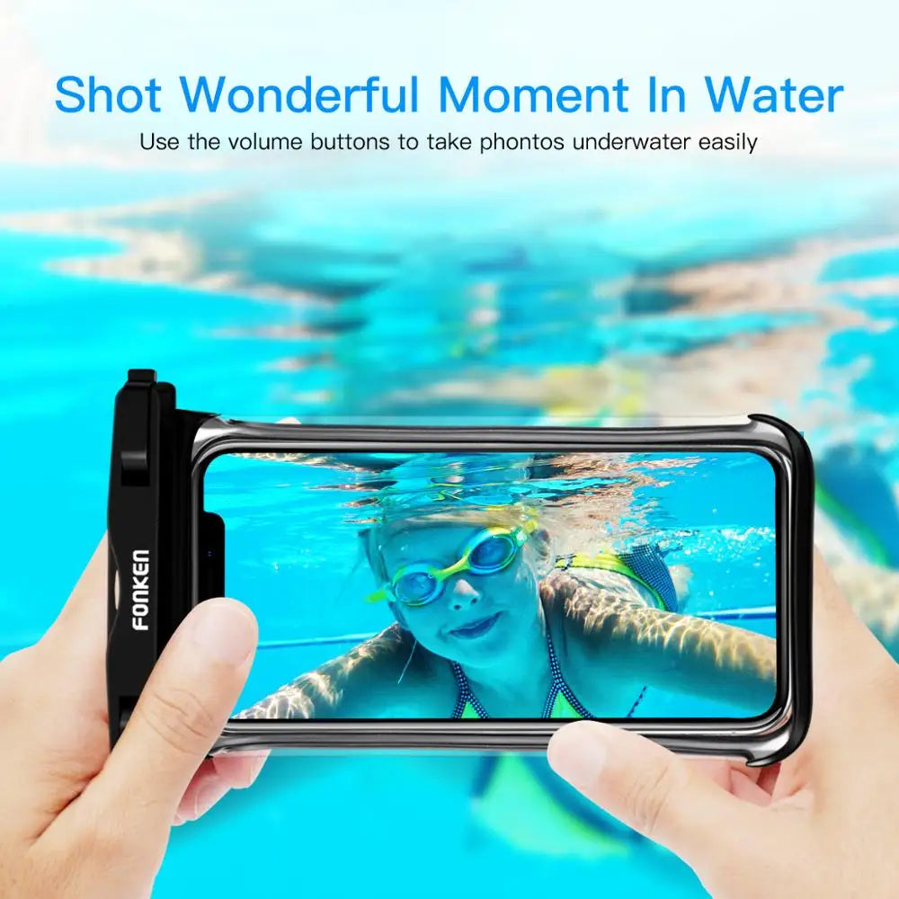 Waterproof Phone Pouch with Clear View Screen