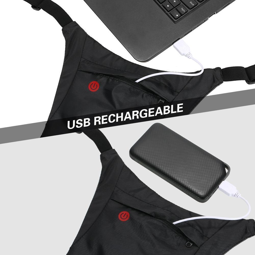 Visible Night Cycling LED Safety Vest Waterproof Reflective