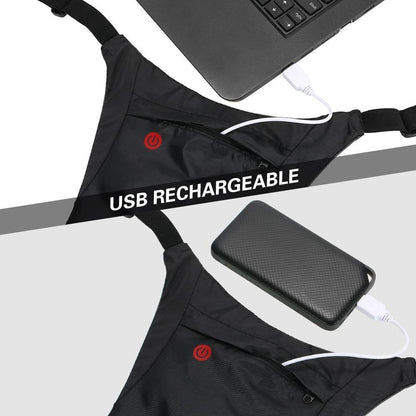 Visible Night Cycling LED Safety Vest Waterproof Reflective