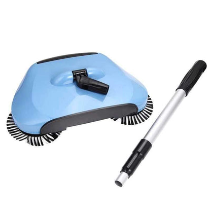 Manually Powered 360° Spin Broom Sweeper