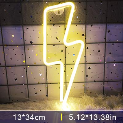 Colorful LED Neon Wall Light Sign Decor