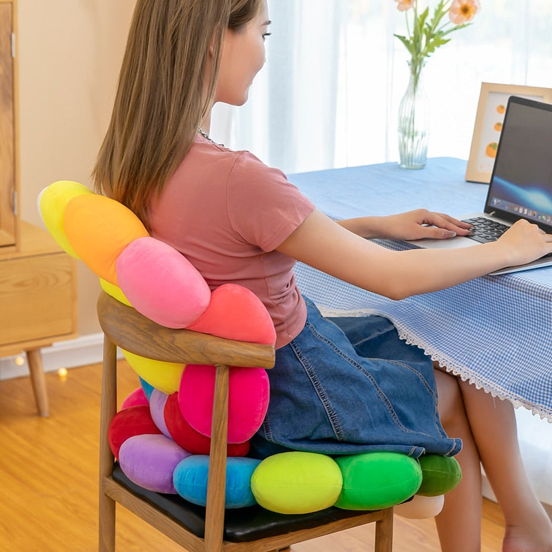 Bright Flower Soft Cushion Pillow