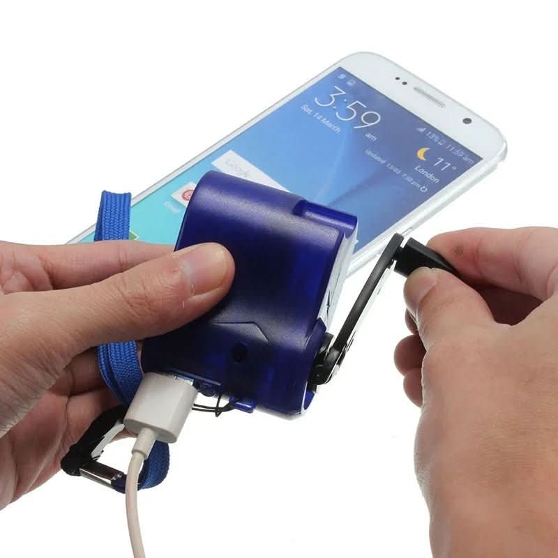 Compact Emergency Power Bank with USB and LED Light