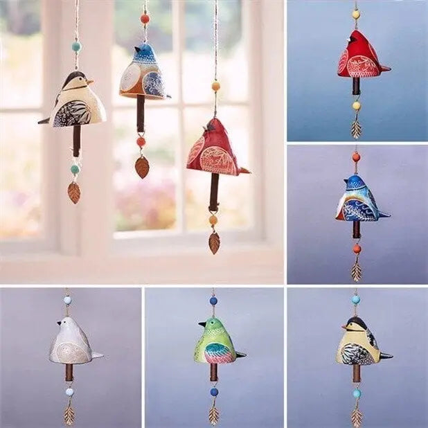 Unique Handmade Bird Bell Charm