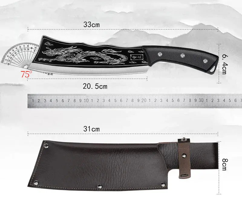 Unique Custom Dragon Blade Knife