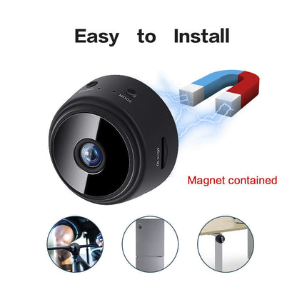 Compact 1080p HD Night Vision Mini Camera