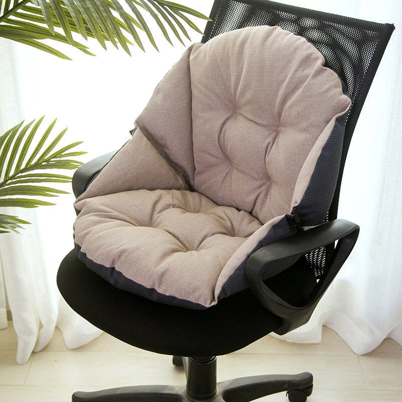 Contoured Orthopedic Seat Cushion for Back Pain Relief