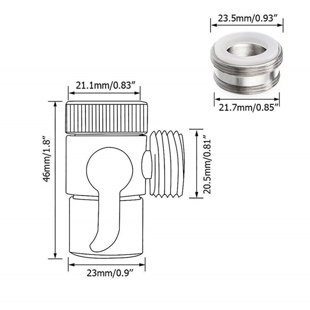 Versatile Faucet Adapter Splitter Kit