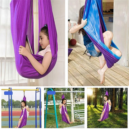 Kids Indoor Therapy Swing for Relaxation & Balance