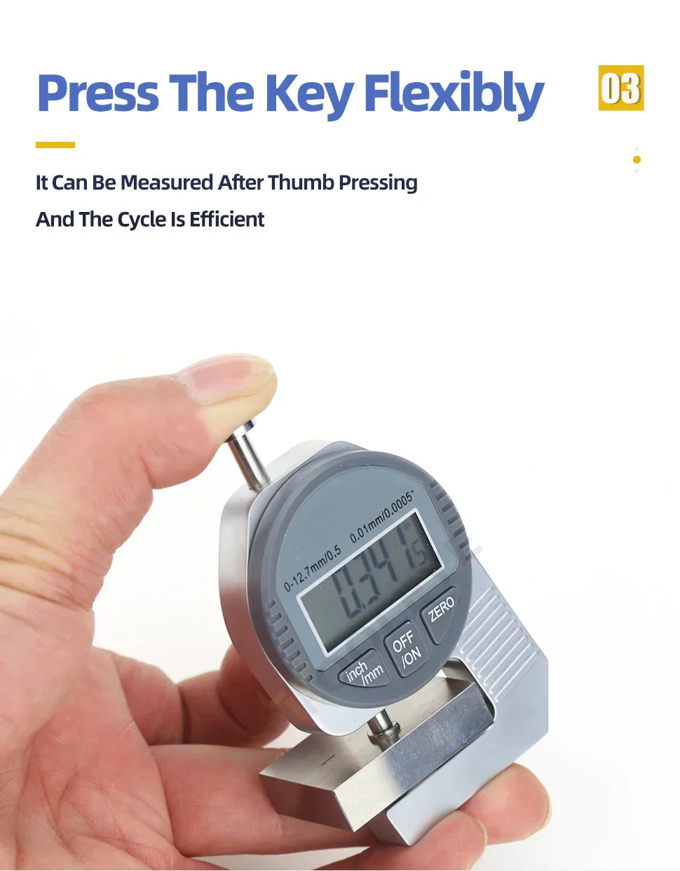 Yeezlab | Accurate Electronic Thickness Gauge Tool