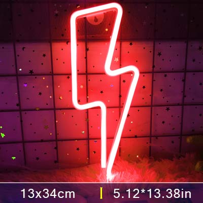 Colorful LED Neon Wall Light Sign Decor