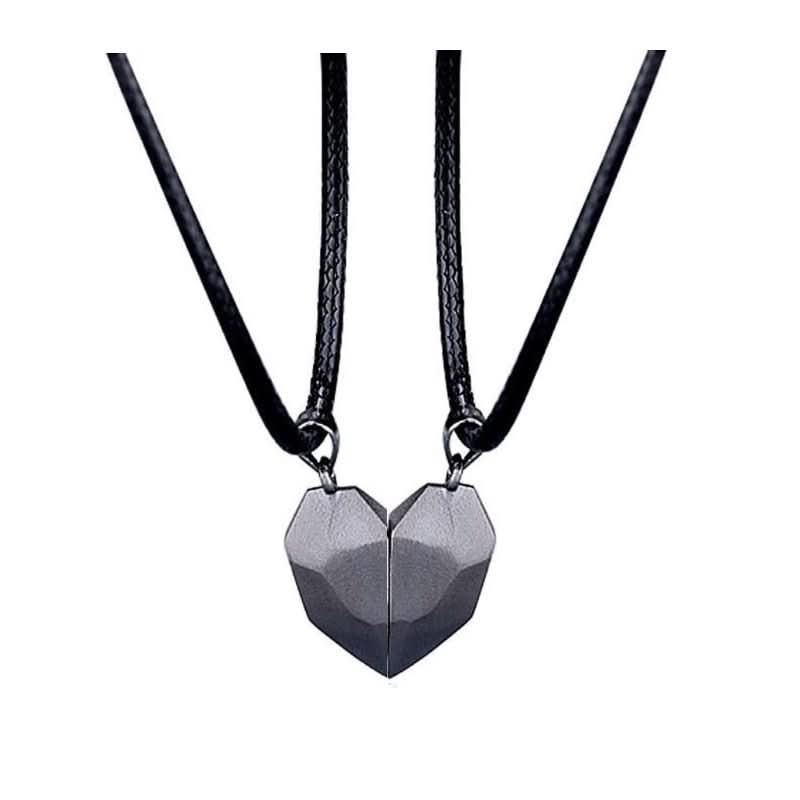 Magnetic Couple Pendant Necklace for Forever Love