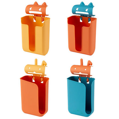 Compact Trash Bag Holder Organizer Rack